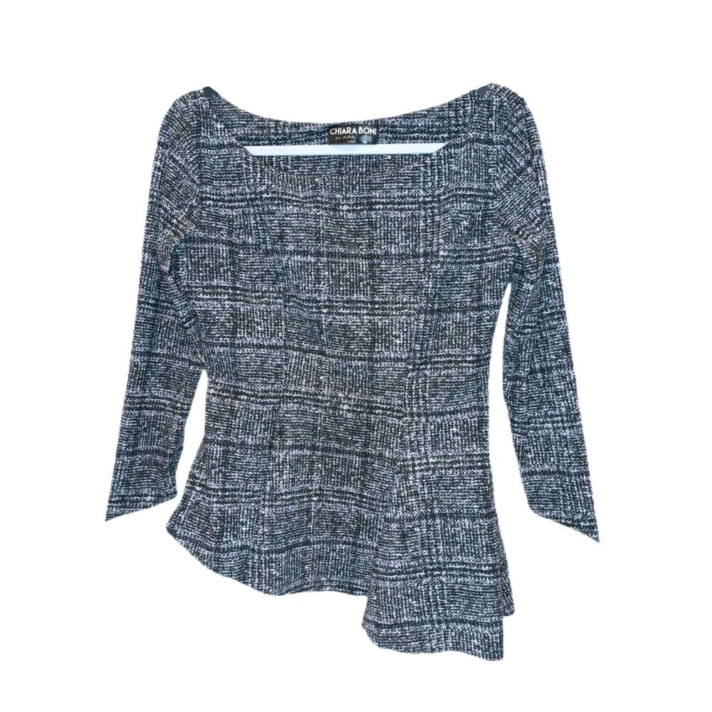 Chiara Boni Petite Robe Italian Top Size 40 Stylish Pret a Porte Haute Couture